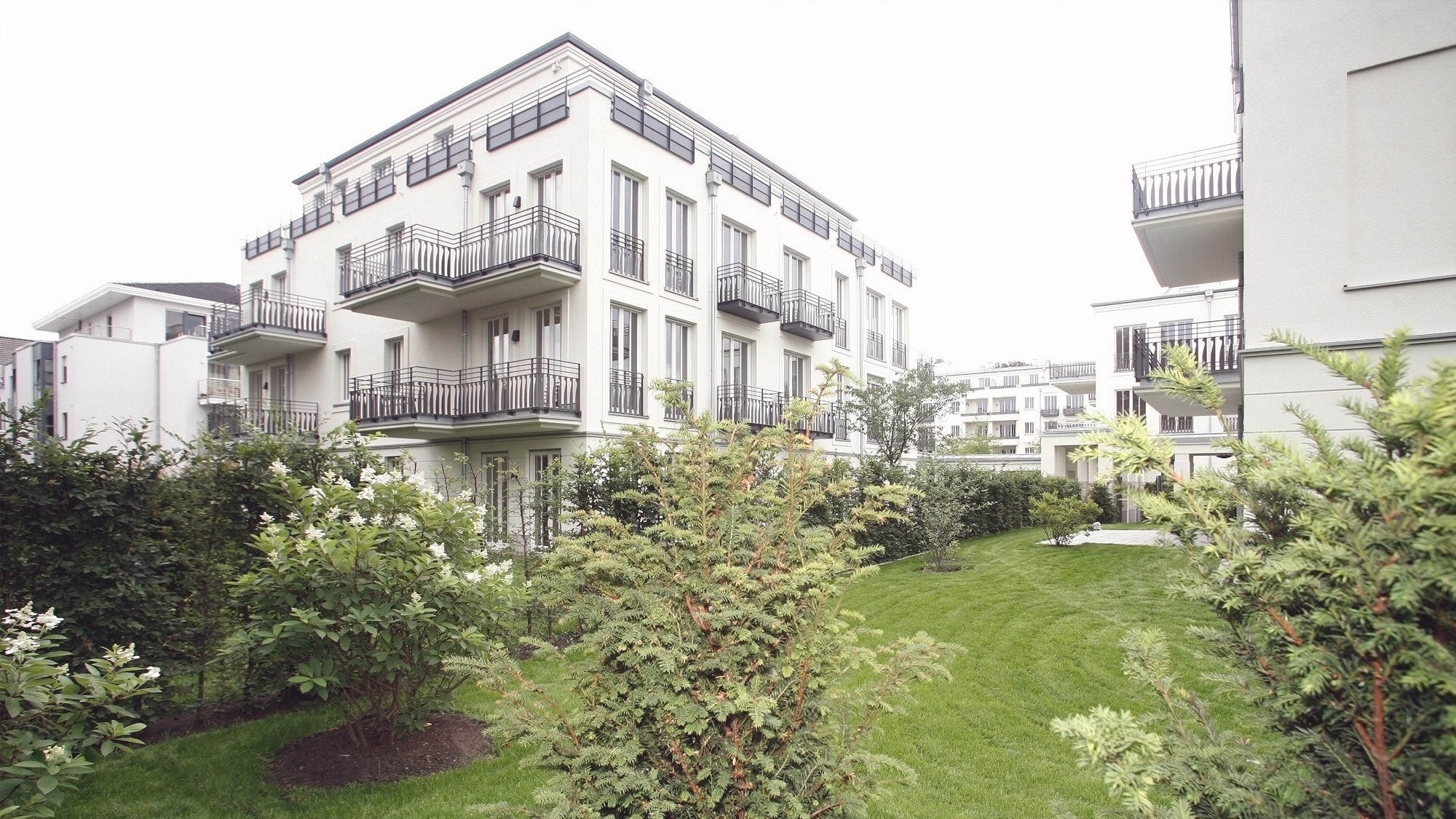 Privater Garten in den Klostergärten Münster