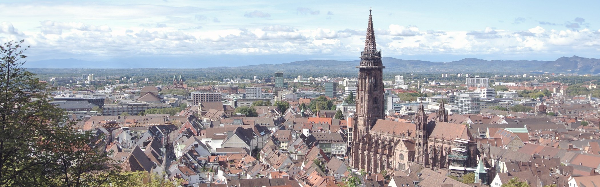 Luftbild der Stadt Münster