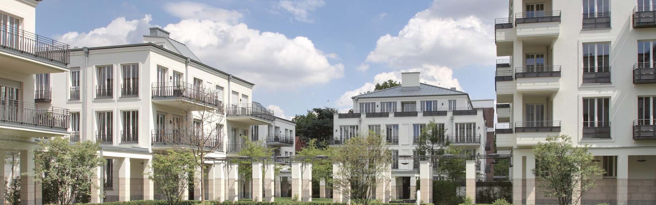 Architektonisch hochwertig gestaltete Parkanlage der Klostergärten Münster